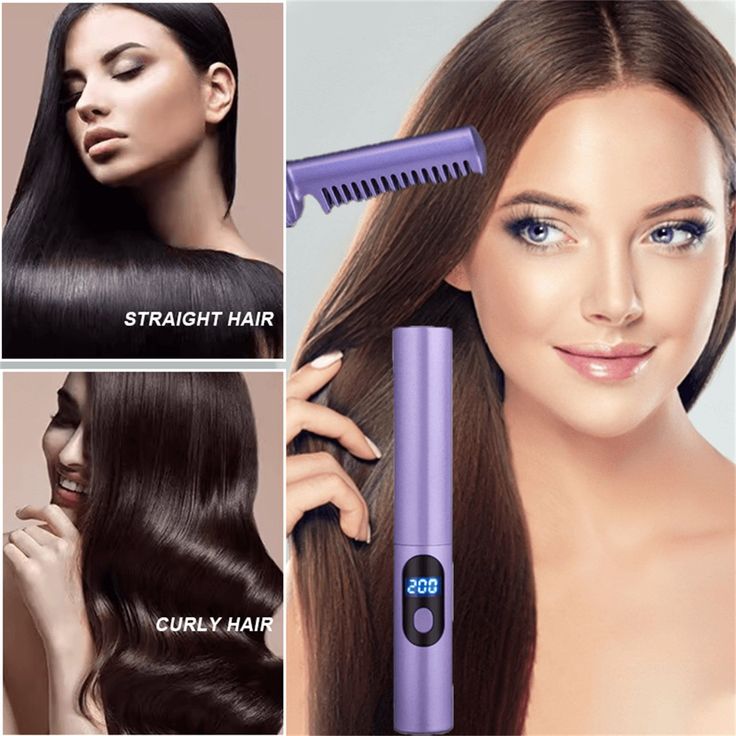 SheForm Portable Hair Straightener comb